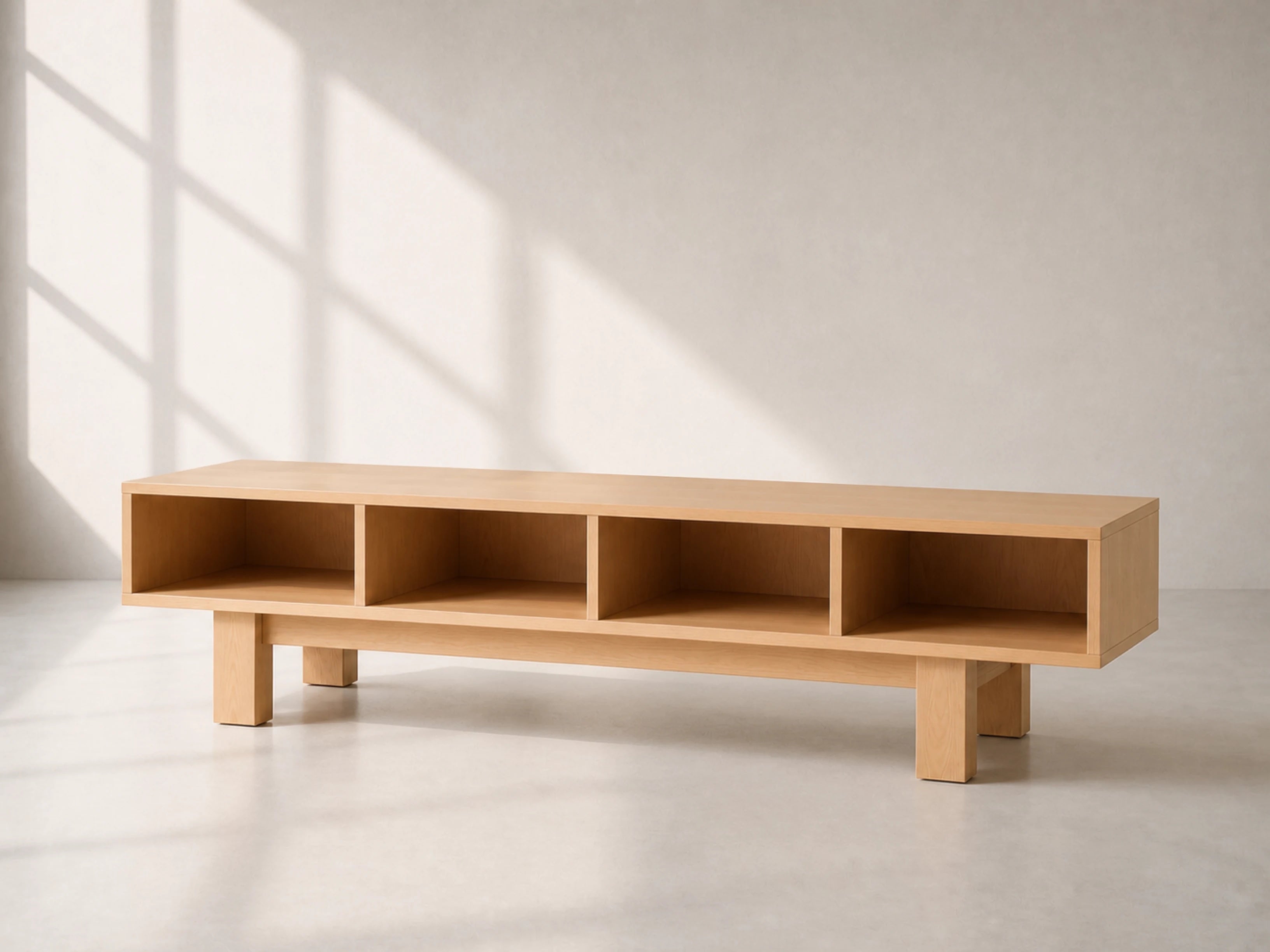 Four Cubby Console — view 2
