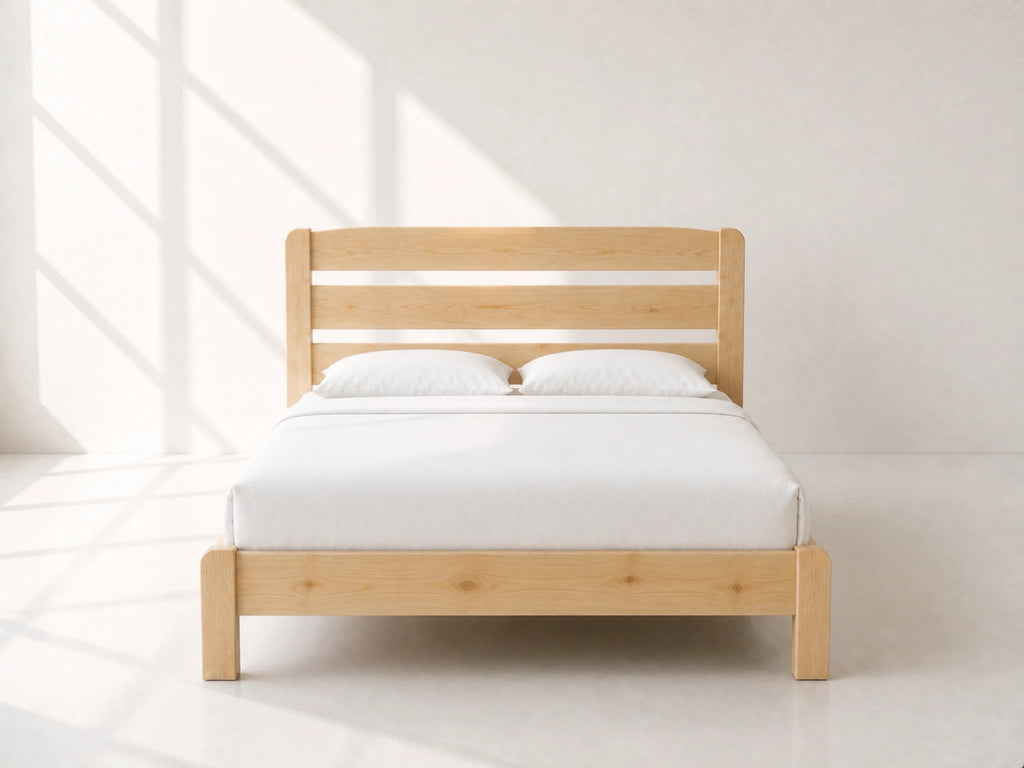 Slatted Headboard Bed — view 3
