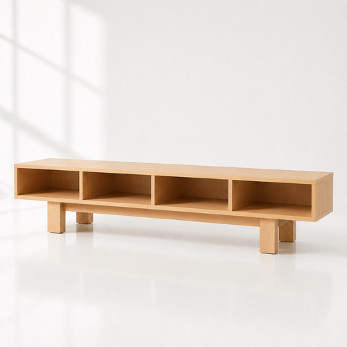 Four Cubby Console