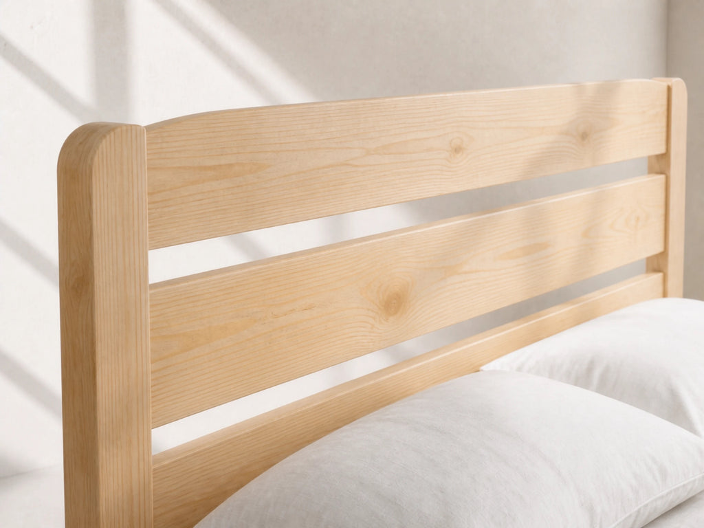 Slatted Headboard Bed — view 6