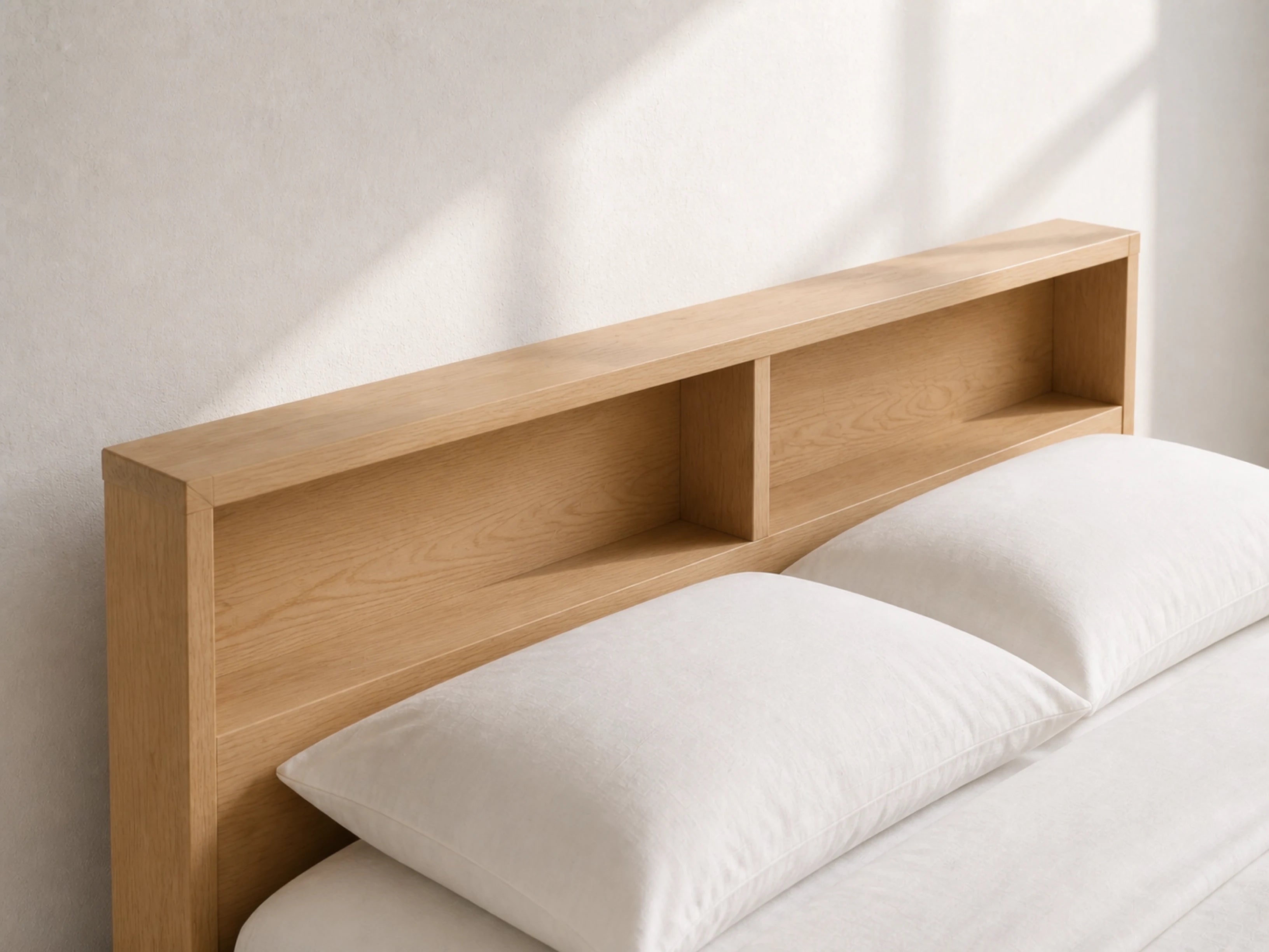 Shelf Headboard Bed — view 6