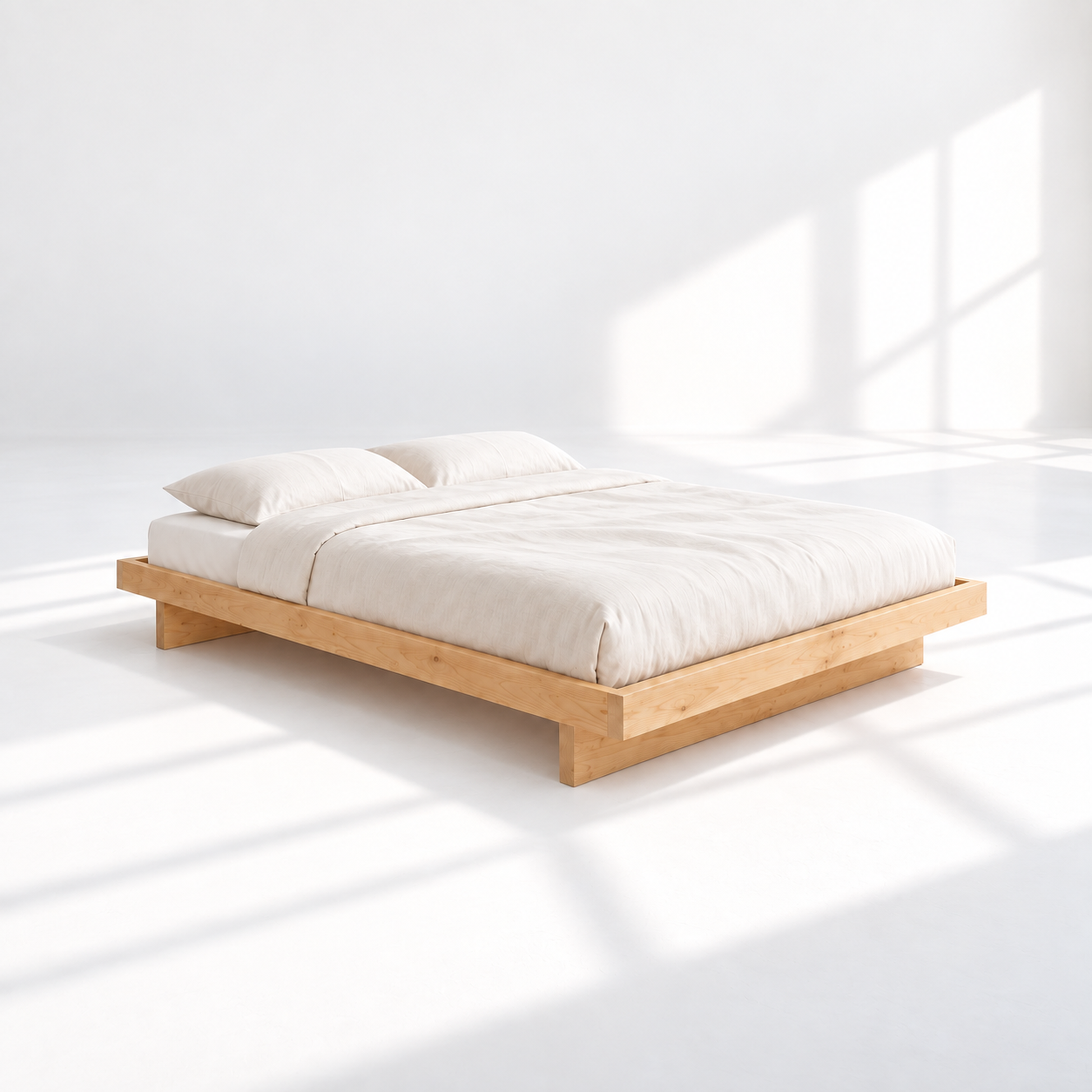 Low Pine Platform Bed