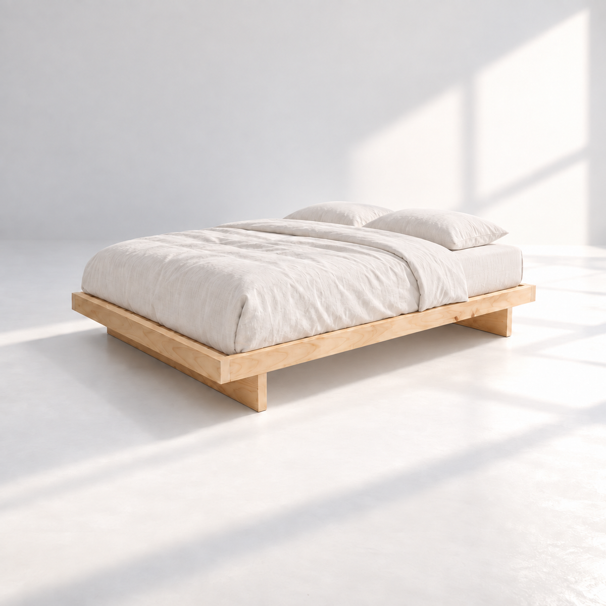 Low Pine Platform Bed