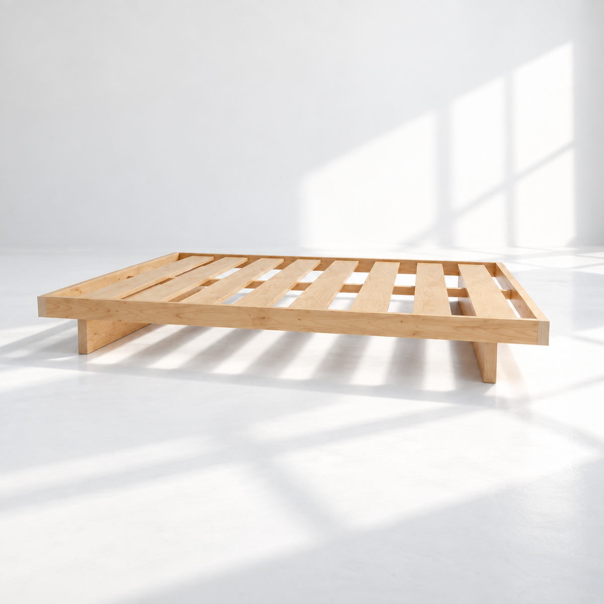 Low Pine Platform Bed