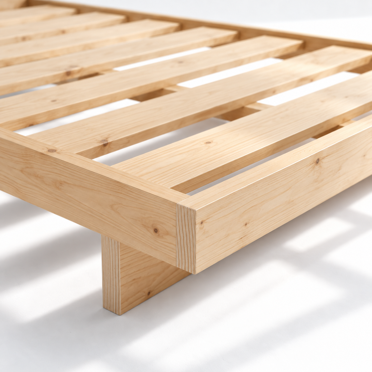 Low Pine Platform Bed